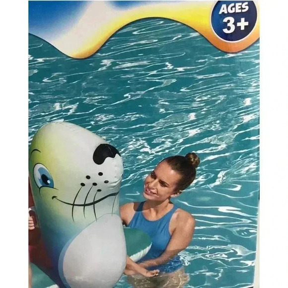 Bestway Splash N' Seal GO! H20 Ages 3+ Ride-On Inflatable Pool Toy New - Picture 8 of 12